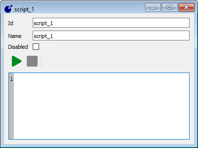 Lua script editor